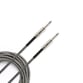 D'Addario Custom Series Cables Black and Gray 10 Foot Braided Black and Grey